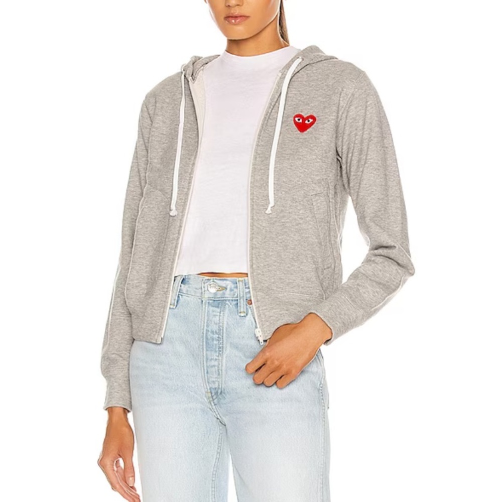 Comme Des Garçon Zip Up Hoodie